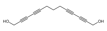 trideca-2,4,9,11-tetrayne-1,13-diol结构式