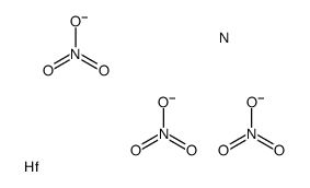 hafnium(4+),tetranitrate Structure