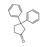 3,3-diphenylcyclopentanone结构式