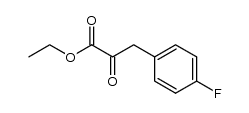 4-fluoro-α-oxobenzenepropanoic acid ethyl ester Structure