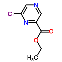 6-氯吡嗪-2-羧酸乙酯结构式