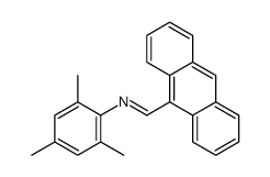 1-anthracen-9-yl-N-(2,4,6-trimethylphenyl)methanimine Structure