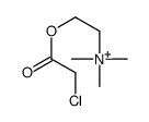 2-(2-chloroacetyl)oxyethyl-trimethylazanium Structure