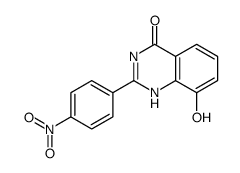 4(1H)-Quinazolinone,8-hydroxy-2-(4-nitrophenyl)- (9CI) Structure