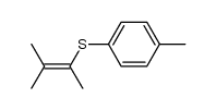 (3-methylbut-2-en-2-yl)(p-tolyl)sulfane Structure