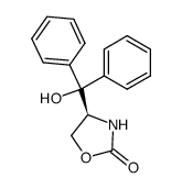 (S)-4-(hydroxydiphenylmethyl)oxazolidin-2-one结构式