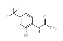 N-[2-bromo-4-(trifluoromethyl)phenyl]acetamide structure