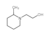 2-(2-甲基哌啶-1-基)乙醇结构式