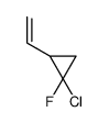 1-chloro-2-ethenyl-1-fluorocyclopropane Structure