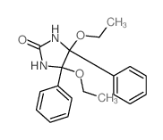 4,5-diethoxy-4,5-diphenyl-imidazolidin-2-one结构式