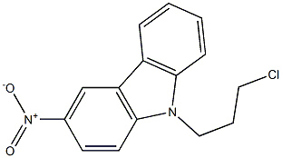 9-(3-氯丙基)-3-硝基-9H-咔唑结构式