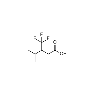 4-Methyl-3-(trifluoromethyl)pentanoic acid Structure