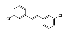 1-chloro-3-[2-(3-chlorophenyl)ethenyl]benzene结构式