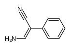 trans-1-Amino-2-cyan-2-phenyl-aethylen Structure