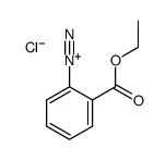 2-ethoxycarbonylbenzenediazonium,chloride Structure