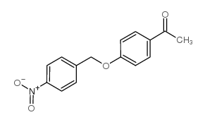 4'-(4-硝基苄氧基)苯乙酮结构式