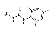4-(2,4,6-三氟苯基)-3-氨基硫脲结构式