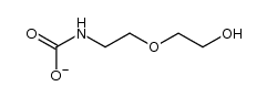 (2-(2-hydroxyethoxy)ethyl)carbamate结构式
