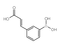 3-(3-硼苯基)丙烯酸结构式