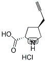 (R)-GAMMA-PROPYNYL-L-PROLINE-HCL structure