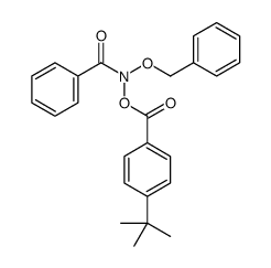 [benzoyl(phenylmethoxy)amino] 4-tert-butylbenzoate Structure