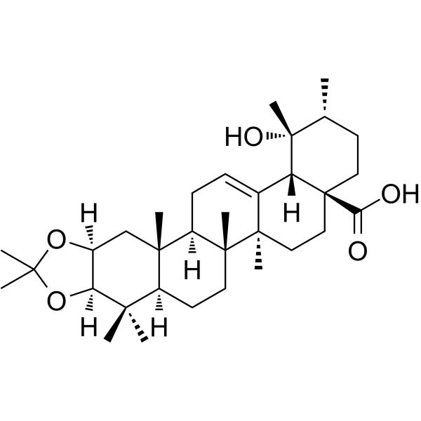 2,3-O-Isopropylidenyl euscaphic acid structure