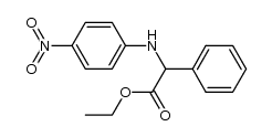 ethyl 2-(4-nitrophenylamino)-2-phenylacetate Structure