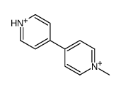 1-methyl-4-pyridin-1-ium-4-ylpyridin-1-ium结构式