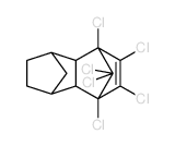 1,4:5,8-Dimethanonaphthalene,1,2,3,4,10,10-hexachloro-1,4,4a,5,6,7,8,8a-octahydro-,(1R,4S,4aS,5S,8R,8aR)-rel- Structure