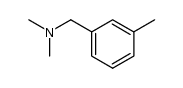 BENZENEMETHANAMINE, N,N,3-TRIMETHYL- structure