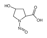 Proline, 4-hydroxy-1-nitroso- (6CI,7CI,8CI,9CI) Structure