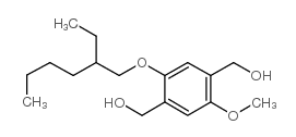 2-甲氧基-5-(2'-乙基己氧基)-1,4-双(羟甲基)苯结构式