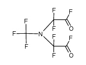Perfluoro-[N,N-bis(fluorocarbonylmethyl)methylamine] Structure