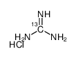 胍-13C盐酸结构式
