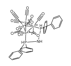 [Ir4(CO)10(1,1-bis(diphenylphosphino)amine)]结构式