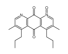 3,7-dimethyl-5,10-dioxo-4,6-dipropyl-5,10-dihydropyrido[3,2-g]quinoline 1-oxide结构式