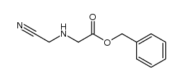 N-Cyanomethyl glycine benzyl ester结构式
