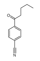4-戊酰氯苯甲腈结构式