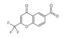 6-nitro-2-(trifluoromethyl)chromen-4-one结构式