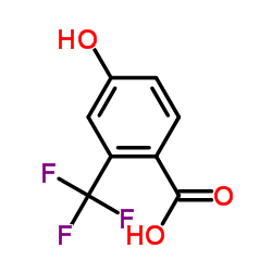 4-Hydroxy-2-(trifluoromethyl)benzoic acid Structure