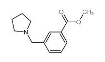 3-(1-吡咯烷甲基)苯甲酸甲酯结构式