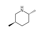trans-2,5-dimethylpiperidine结构式