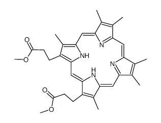 2,4-DIMETHYL DEUTEROPORPHYRIN IX DIMETHYL ESTER structure