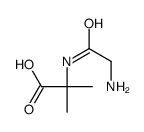 2-[(2-aminoacetyl)amino]-2-methylpropanoic acid结构式