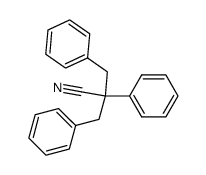 2-benzyl-2,3-diphenyl-propionitrile Structure