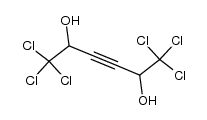 1,1,1,6,6,6-hexachloro-hex-3-yne-2,5-diol结构式