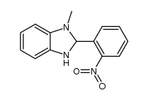 1-methyl-2-(2-nitrophenyl)-2,3-dihydrobenzimidazole结构式
