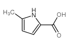 5-甲基-1H-吡咯-2-甲酸结构式