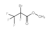 METHYL 2-BROMO-2,3,3,3-TETRAFLUOROPROPIONATE结构式