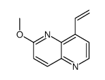 8-乙烯-2-(甲基氧基)-1,5-萘啶结构式